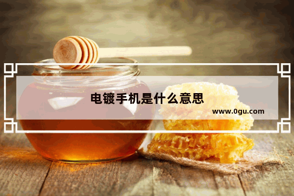 电镀手机是什么意思