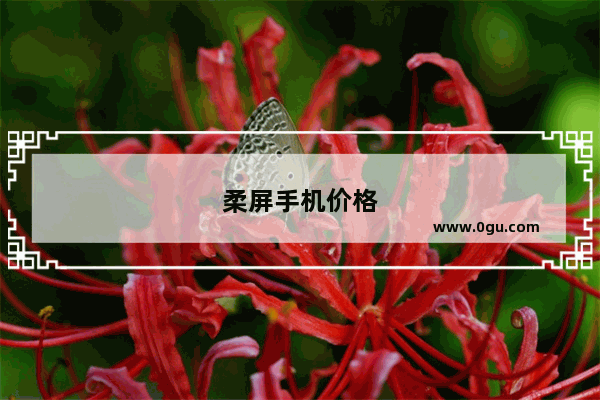 柔屏手机价格