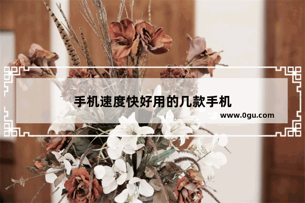 手机速度快好用的几款手机