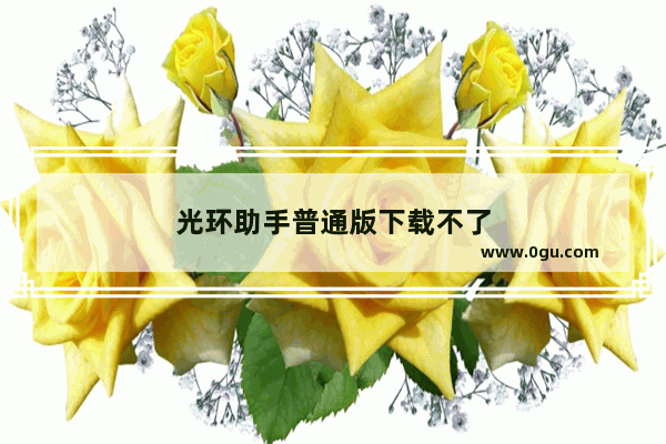 光环助手普通版下载不了