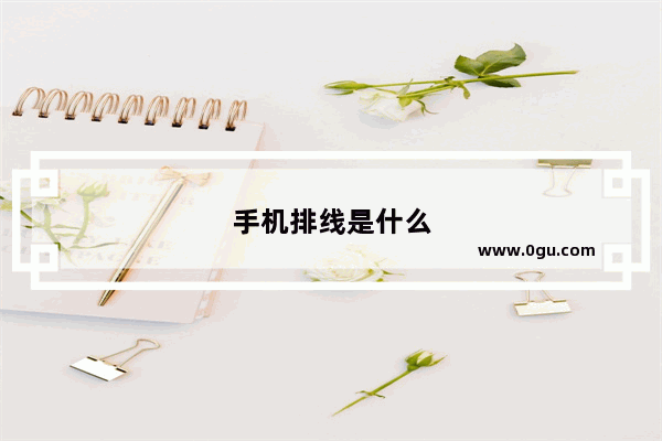 手机排线是什么