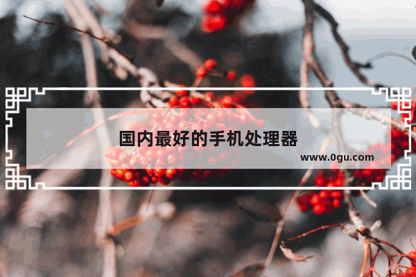 国内最好的手机处理器