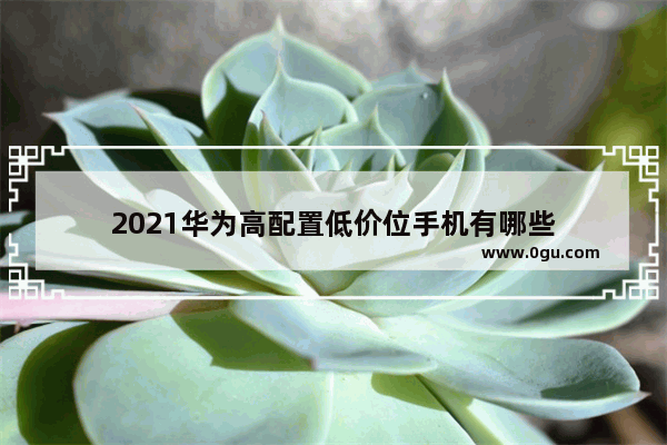 2021华为高配置低价位手机有哪些