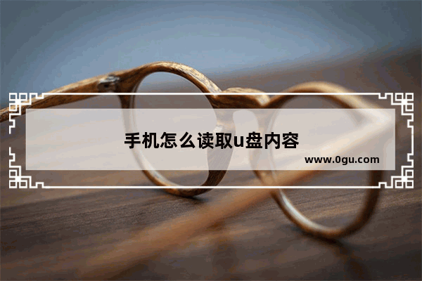 手机怎么读取u盘内容