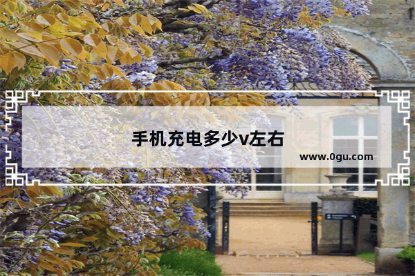 手机充电多少v左右