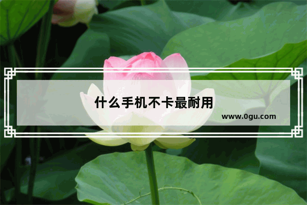 什么手机不卡最耐用