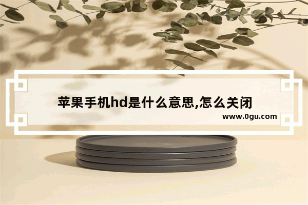 苹果手机hd是什么意思,怎么关闭