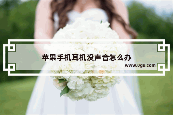 苹果手机耳机没声音怎么办