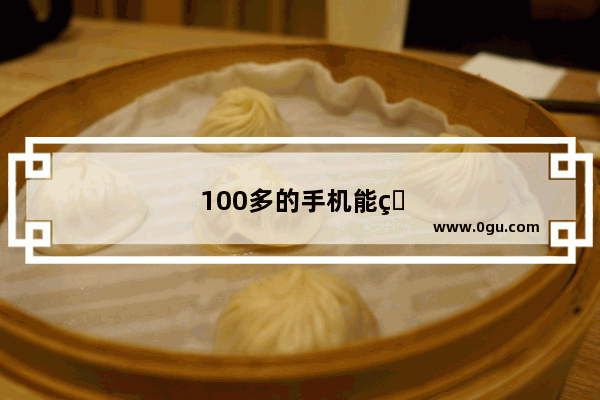 100多的手机能用吗