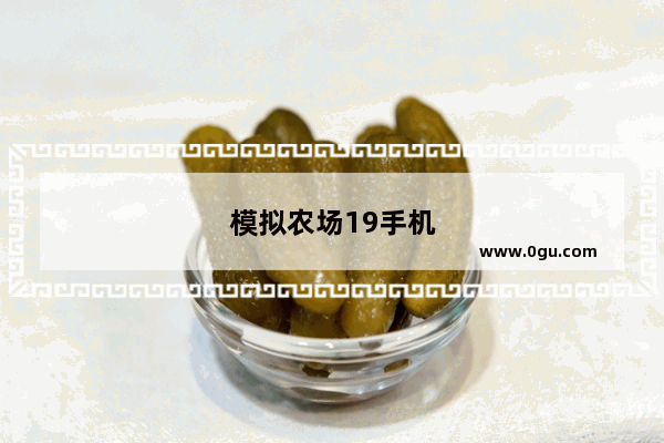 模拟农场19手机版怎么做饲料