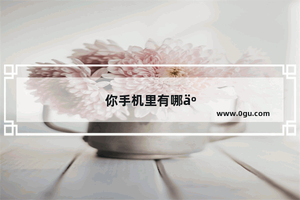 你手机里有哪些不愿卸载的超级好用app可以推荐