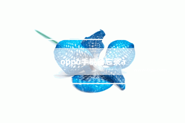 oppo手机备忘录在哪里