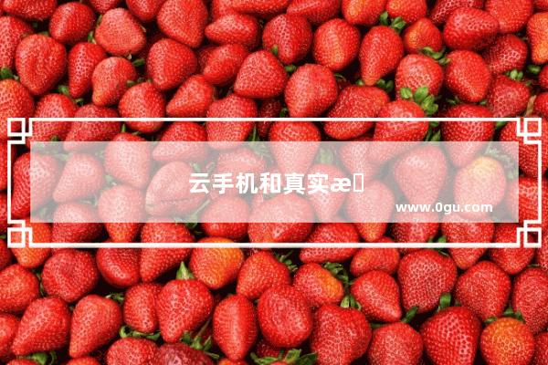 云手机和真实手机的优缺点