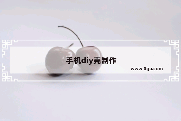 手机diy壳制作