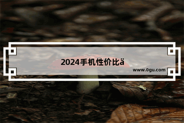 2024手机性价比之王