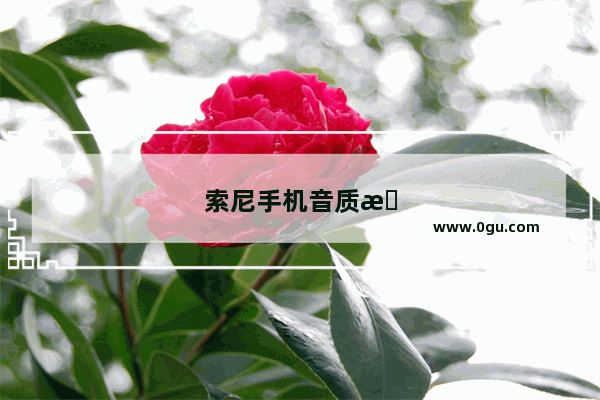 索尼手机音质怎么样