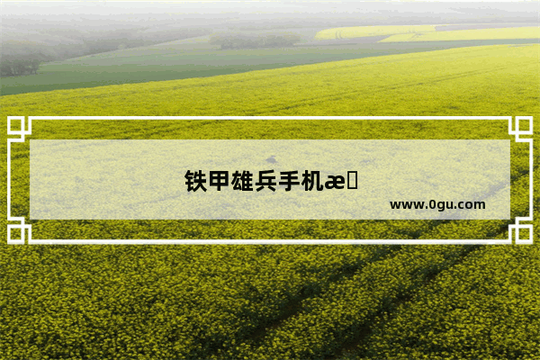 铁甲雄兵手机怎么查战绩