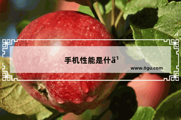 手机性能是什么意思