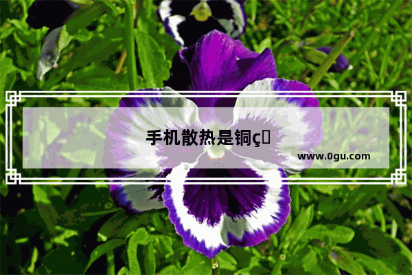 手机散热是铜片还是石墨烯好