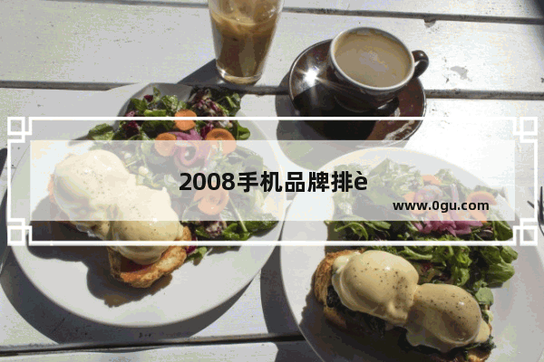 2008手机品牌排行榜前十名