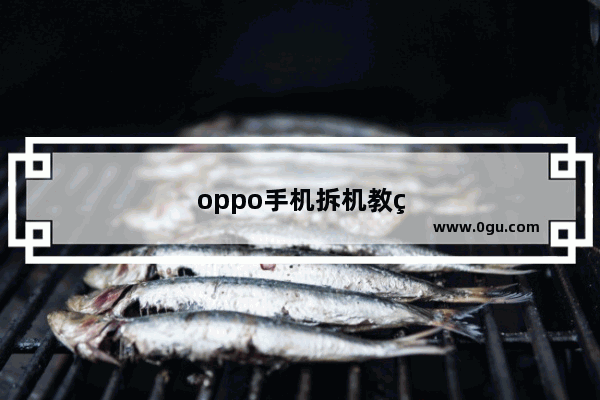 oppo手机拆机教程