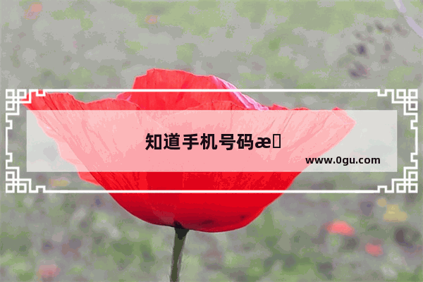 知道手机号码怎么查iccid
