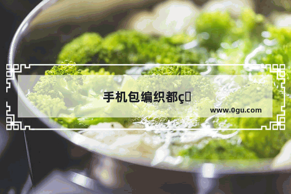手机包编织都用几号钩织