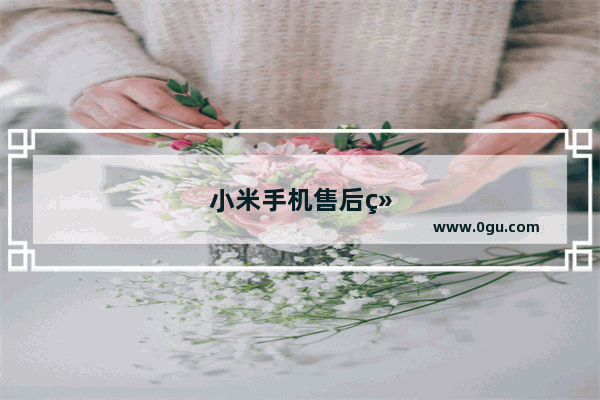 小米手机售后维修点查询