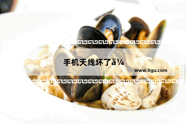 手机天线坏了会出现什么情况