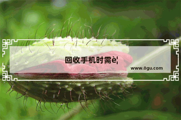 回收手机时需要充电器吗？还有破手机手机店回收吗
