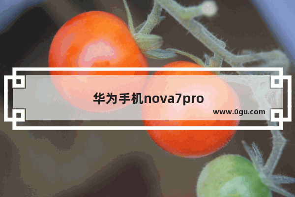 华为手机nova7pro优缺点