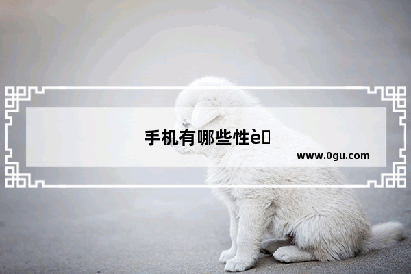 手机有哪些性能