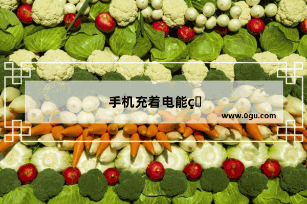 手机充着电能玩手机吗