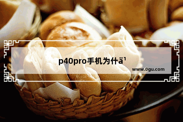 p40pro手机为什么这么便宜
