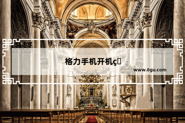 格力手机开机画面