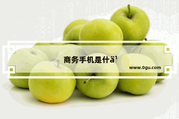 商务手机是什么意思？可以做什么
