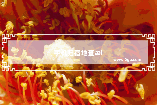 手机归宿地查手机归属地查询