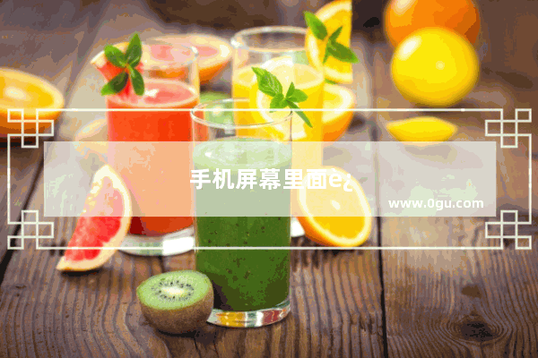 手机屏幕里面进了水怎么办