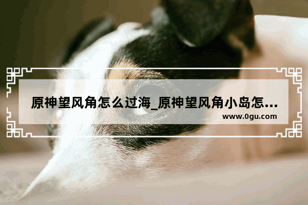 原神望风角怎么过海_原神望风角小岛怎么去