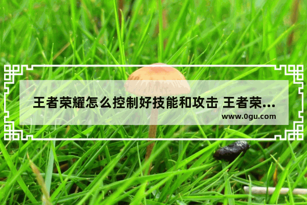 王者荣耀怎么控制好技能和攻击 王者荣耀技能控制