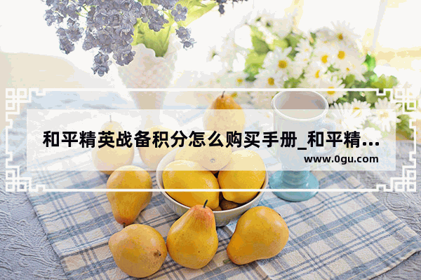 和平精英战备积分怎么购买手册_和平精英战队积分怎么购买物品