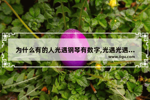 为什么有的人光遇钢琴有数字,光遇光遇自动弹琴软件