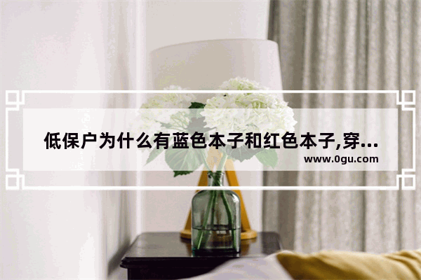 低保户为什么有蓝色本子和红色本子,穿越火线本子福利