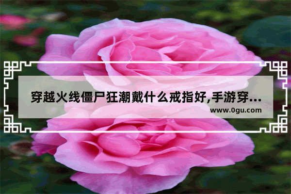穿越火线僵尸狂潮戴什么戒指好,手游穿越火线僵尸狂潮