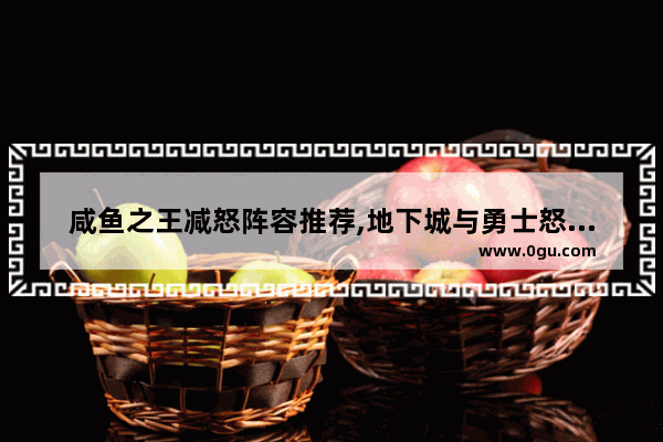 咸鱼之王减怒阵容推荐,地下城与勇士怒气战士配置