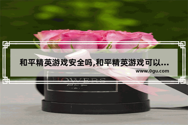 和平精英游戏安全吗,和平精英游戏可以玩吗