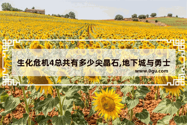 生化危机4总共有多少尖晶石,地下城与勇士尖晶石任务