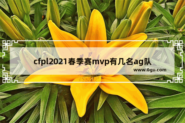 cfpl2021春季赛mvp有几名ag队员,dota2 mvp战队
