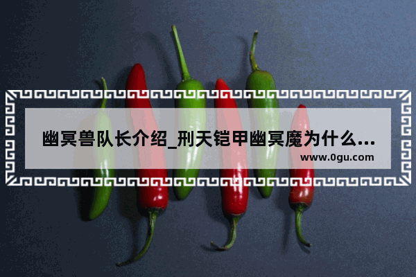 幽冥兽队长介绍_刑天铠甲幽冥魔为什么名字