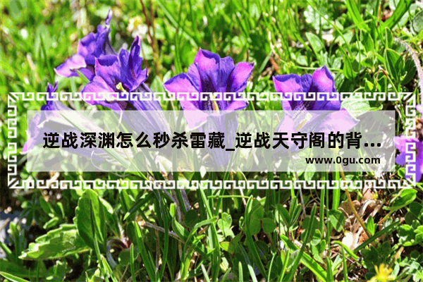 逆战深渊怎么秒杀雷藏_逆战天守阁的背景故事是什么 还有雷藏和武藏的关系 雷藏被武藏轻易击败（故意？）樱花尸变（漫天樱花